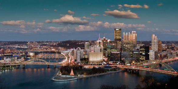 Pittsburgh — view from Mount Washington, Pennsylvania, U.S.